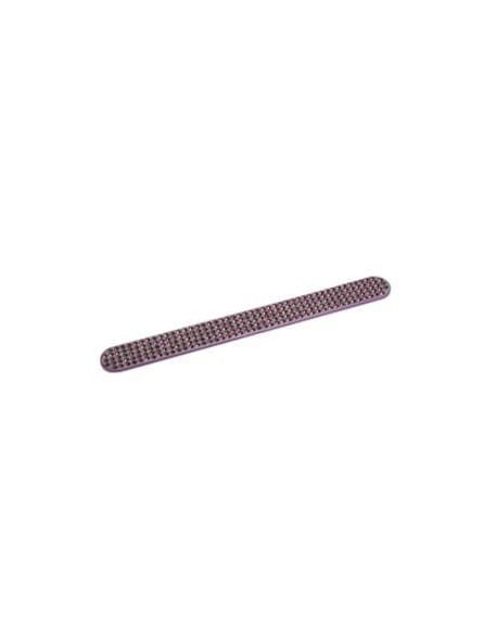 Pilnik do paznokci z cyrkoniami 17cm - różowy