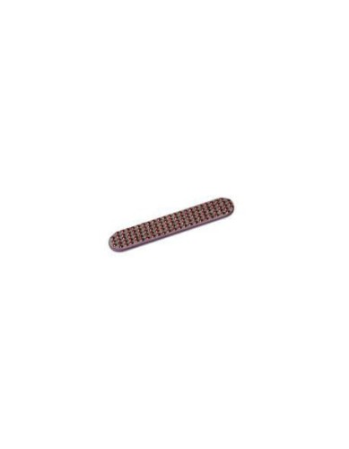 Pilnik do paznokci z cyrkoniami 9cm - czerwony