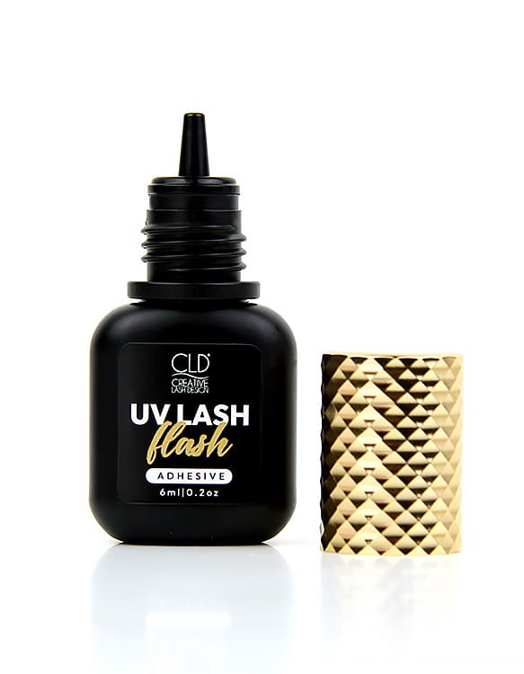 Klej do rzęs UV Clear LashFlash Adhesive 6ml - do metody UV