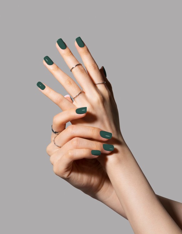 Lakier hybrydowy GELme ONE Coat UV/LED Hybrid ESN 8ml - #352 Iron Green - Mystic Collection