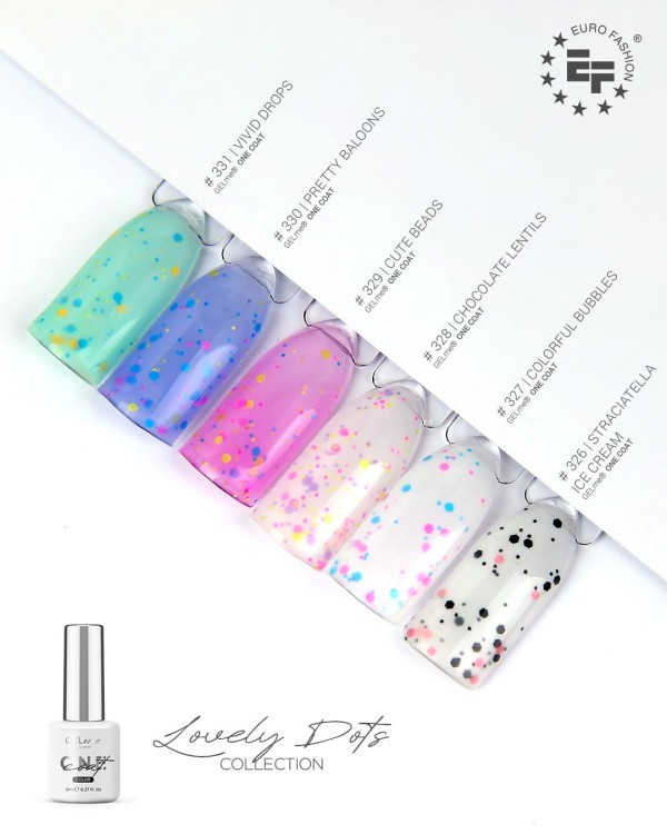 GELme ONE Coat kolekcja Lovely Dots