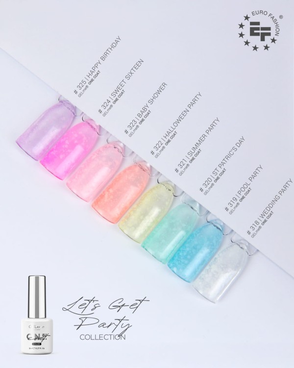 GELme ONE Coat kolekcja Let's get party