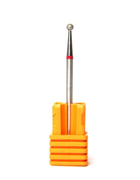 Frez diamentowy red 2.3mm/2.3mm (kulka)