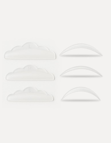 Silikonowe wałeczki o liftingu rzęs