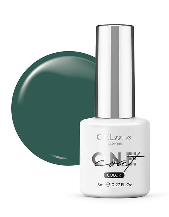 Lakier hybrydowy GELme ONE Coat UV/LED Hybrid ESN 8ml - #352 Iron Green - Mystic Collection