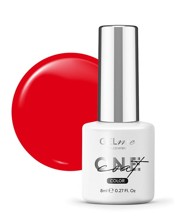 Lakier hybrydowy GELme ONE Coat UV/LED Hybrid ESN 8ml - #305 Classic Red - CLASSIC COLLECTION