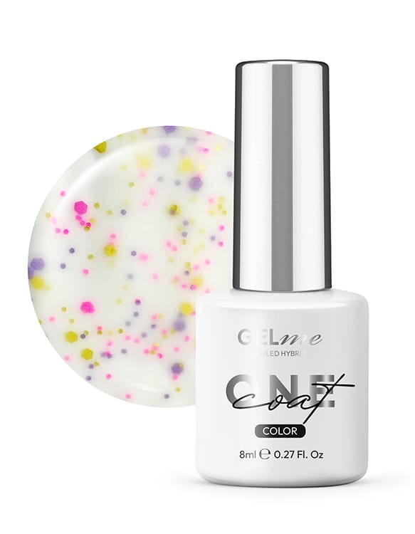 Lakier hybrydowy GELme ONE Coat UV/LED Hybrid ESN 8ml - #328 Chocolate Lentils - LOVELY DOTS