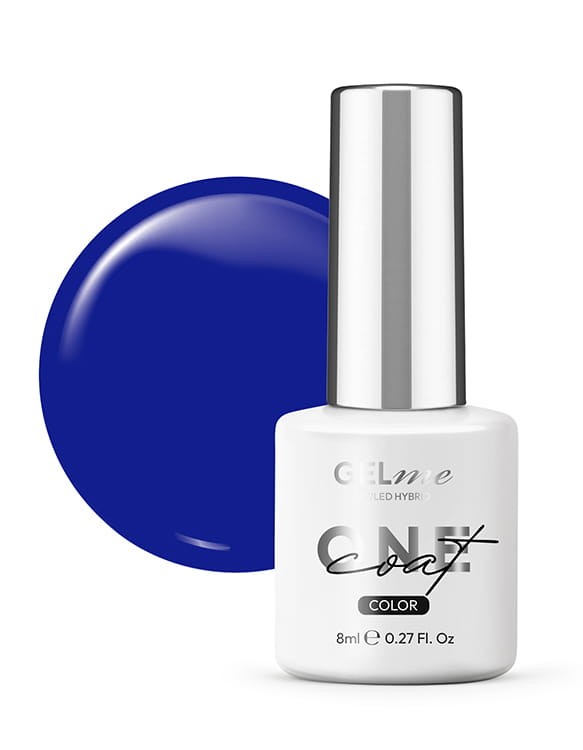 Lakier hybrydowy GELme ONE Coat UV/LED Hybrid ESN 8ml - #337 Neon Dark Blue - NEON