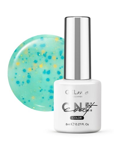 Lakier hybrydowy GELme ONE Coat UV/LED Hybrid ESN 8ml - #331 Vivid Drops - LOVELY DOTS