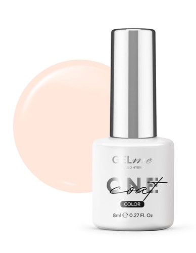 Lakier hybrydowy GELme ONE Coat UV/LED Hybrid ESN 8ml - #344 Latte Macchiato - Warm&Cozy Collection