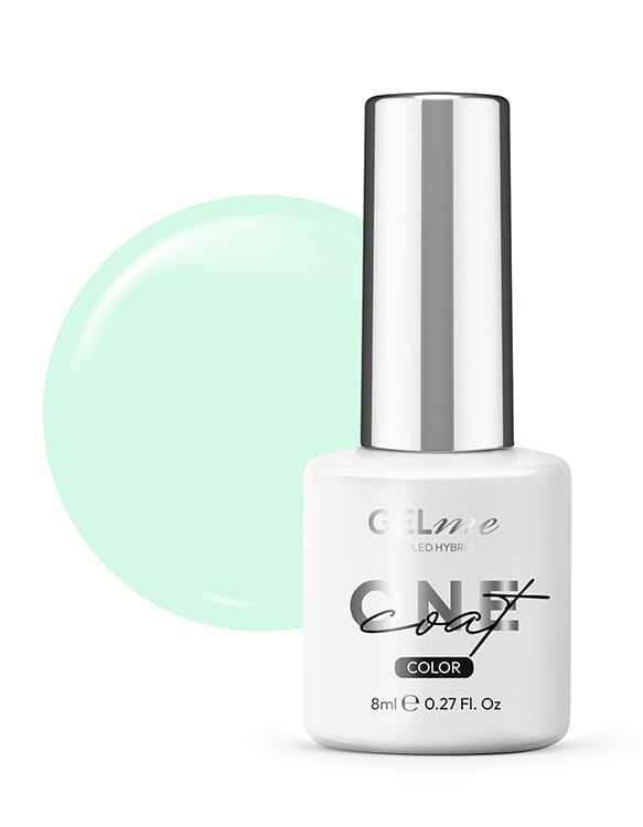 Lakier hybrydowy GELme ONE Coat UV/LED Hybrid ESN 8ml - #314 Green Team - PASTEL DREAM TEAM