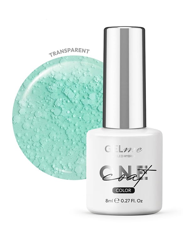 Lakier hybrydowy GELme ONE Coat UV/LED Hybrid ESN 8ml - #320 St Patric's Day - LET'S GET PARTY