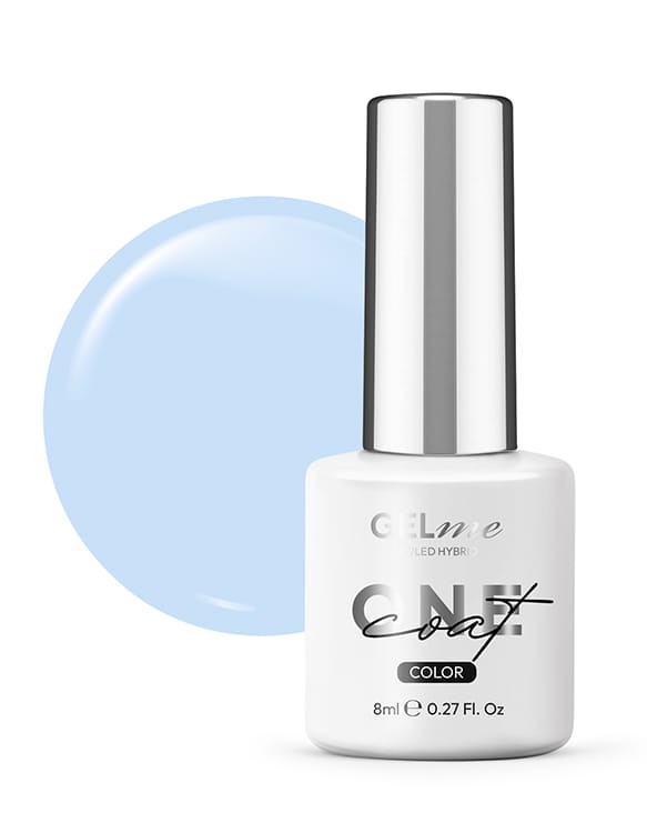 Lakier hybrydowy GELme ONE Coat UV/LED Hybrid ESN 8ml - #315 Blue Clue - PASTEL DREAM TEAM