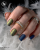 Lakier hybrydowy GELme ONE Coat 349 Loyal Blue z matowym wykończeniem.