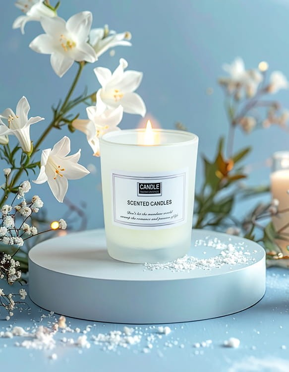 Świeca sojowa o zapachu Serce Oceanu 130g