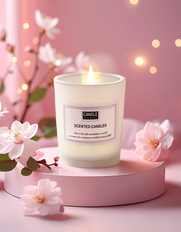 Świeca sojowa o zapachu Orchidei 130g