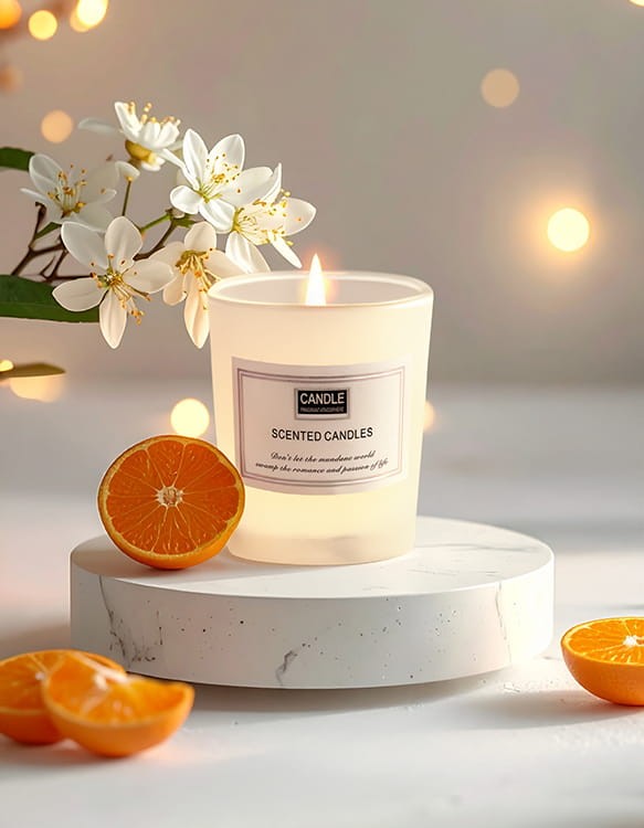 Świeca sojowa o zapachu Jaśmin 130g