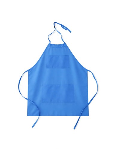 Niebieski fartuszek kosmetyczny