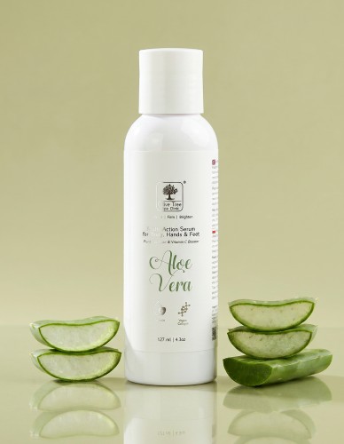 Serum Olive Tree Spa Clinic Skin Multi-Action Serum for Body, Hands & Feet 127ml Aloe Vera