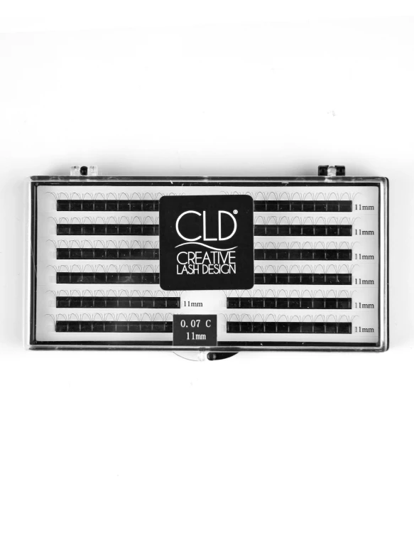 Rzęsy CLD 4D Volume Fans - gotowe kępki do przedłużania - C - 11mm