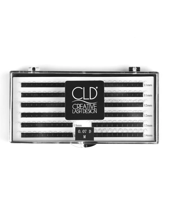 Rzęsy CLD 5D Volume Fans - gotowe kępki do przedłużania - D