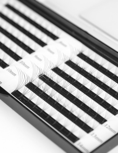 Rzęsy CLD 6D Volume Fans - gotowe kępki do przedłużania - C