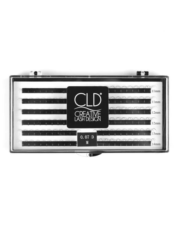 Rzęsy CLD 6D Volume Fans - gotowe kępki do przedłużania - D