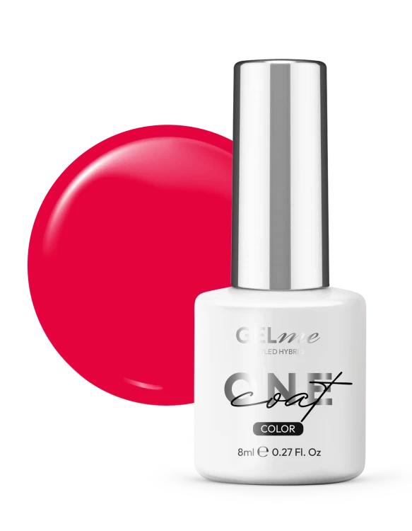 Lakier hybrydowy GELme ONE Coat UV/LED Hybrid ESN 8ml - #370 Coral Pop - CUTE BUT HOT COLLECTION