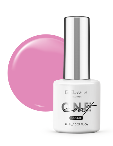 Lakier hybrydowy GELme ONE Coat UV/LED Hybrid ESN 8ml - #371 Pink Rush - CUTE BUT HOT COLLECTION