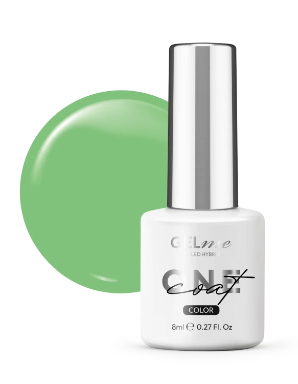 Lakier hybrydowy GELme ONE Coat UV/LED Hybrid ESN 8ml - #372 Green Juice - CUTE BUT HOT COLLECTION