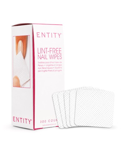 Entity Lint-Free Nail Wipes 5 × 5 cm – 300 Count