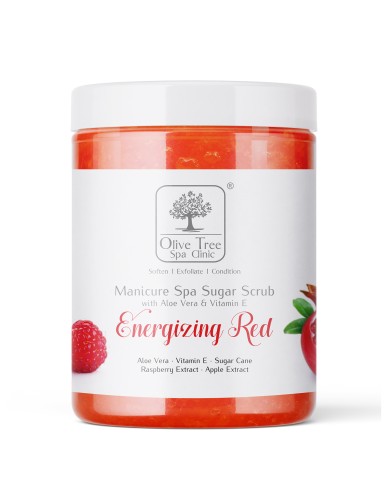 Peeling cukrowy do dłoni Olive Tree Spa Clinic Sugar Scrub Energizing Red 950 g