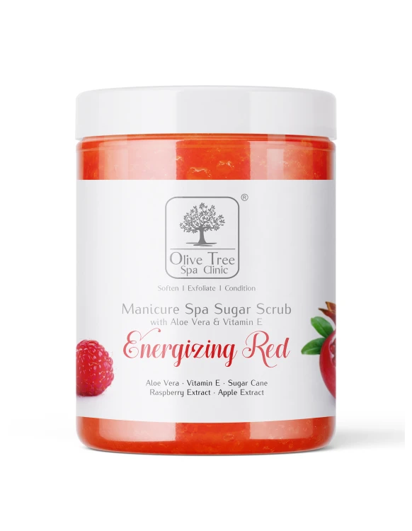 Peeling cukrowy do dłoni Olive Tree Spa Clinic Sugar Scrub Energizing Red 950 g
