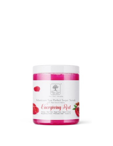 Peeling cukrowy do dłoni Olive Tree Spa Clinic Perfect Sugar Scrub Energizing Red 250 g