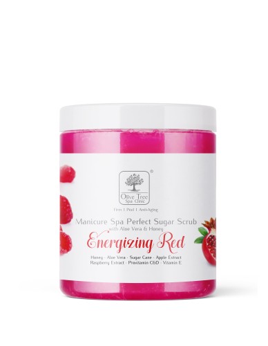 Peeling cukrowy do dłoni Olive Tree Spa Clinic Perfect Sugar Scrub Energizing Red 450 g