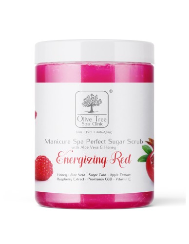 Peeling cukrowy do dłoni Olive Tree Spa Clinic Perfect Sugar Scrub Energizing Red 1000 g