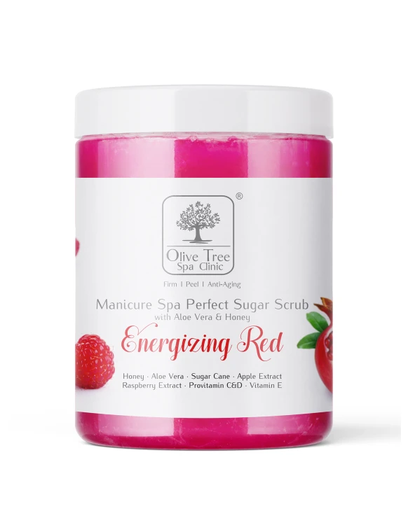 Peeling cukrowy do dłoni Olive Tree Spa Clinic Perfect Sugar Scrub Energizing Red 1000 g