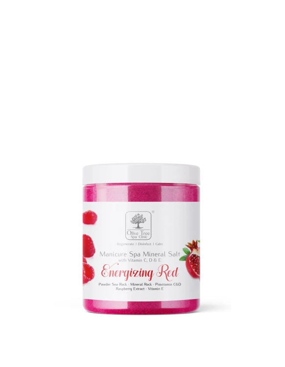 Olive Tree Spa Clinic Mineral Salt Energizing Red Hand Soak 250 g