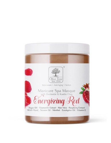 Maska glinkowa do dłoni Olive Tree Spa Clinic Masque Energizing Red 400 g