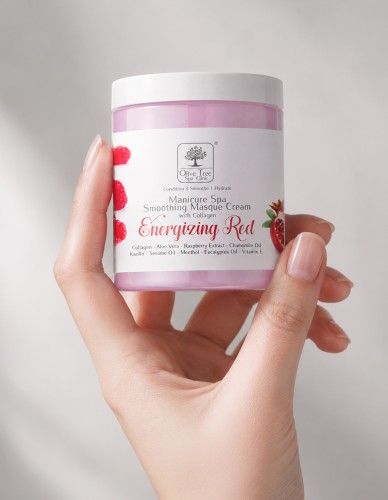 Maska-krem do dłoni Olive Tree Spa Clinic Regenerating Masque Cream Energizing Red 400 g