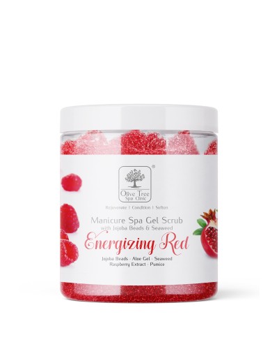 Peeling żelowy do dłoni Olive Tree Spa Clinic Gel Scrub Energizing Red 400 g