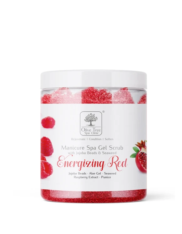 Peeling żelowy do dłoni Olive Tree Spa Clinic Gel Scrub Energizing Red 400 g
