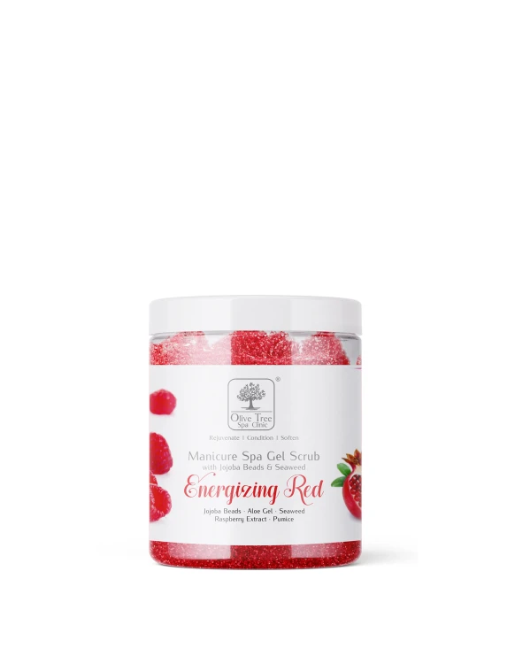 Peeling żelowy do dłoni Olive Tree Spa Clinic Gel Scrub Energizing Red 200 g