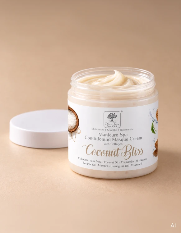 Maska-krem do dłoni Olive Tree Spa Clinic Masque Cream Coconut Bliss 200 g