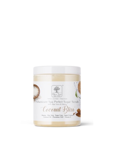 Peeling cukrowy do dłoni Olive Tree Spa Clinic Perfect Sugar Scrub Coconut Bliss 250 g