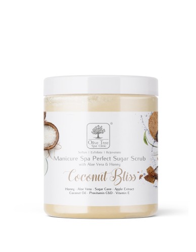 Peeling cukrowy do dłoni Olive Tree Spa Clinic Perfect Sugar Scrub Coconut Bliss 450 g