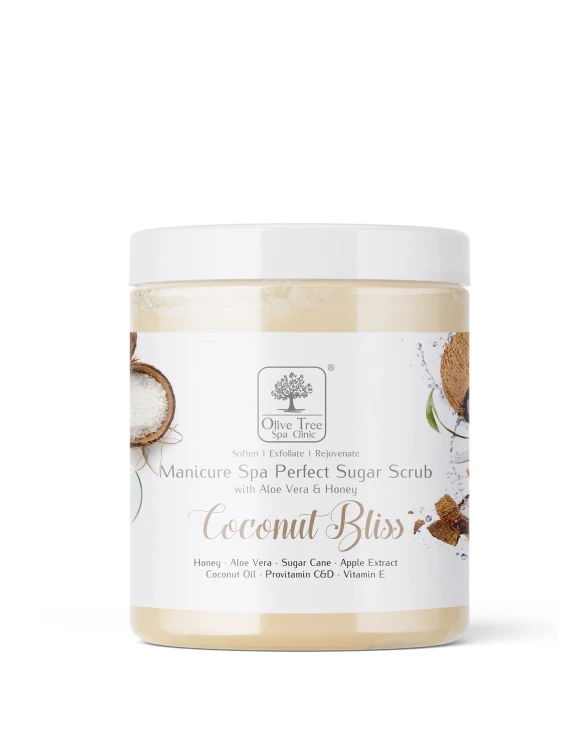 Peeling cukrowy do dłoni Olive Tree Spa Clinic Perfect Sugar Scrub Coconut Bliss 450 g