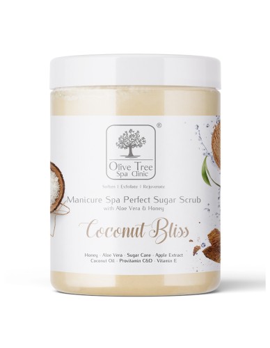 Peeling cukrowy do dłoni Olive Tree Spa Clinic Perfect Sugar Scrub Coconut Bliss 1000 g