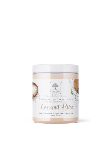 Peeling cukrowy do dłoni Olive Tree Spa Clinic Sugar Scrub Coconut Bliss 200 g