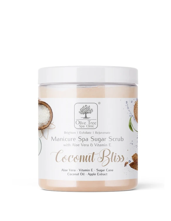 Peeling cukrowy do dłoni Olive Tree Spa Clinic Sugar Scrub Coconut Bliss 400 g